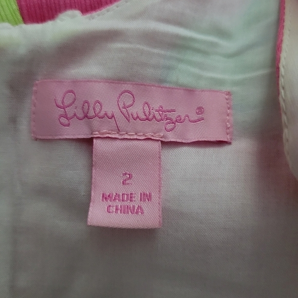 Lilly pulitzer Delia Shift in Hotty Pink lemonade. - Picture 9 of 13